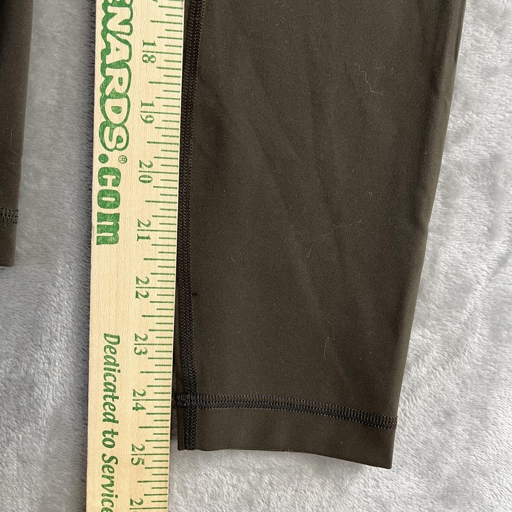 Lululemon Wunder Under Train Leggings‎ Womens 4 Green High Rise Crop Athletic - Picture 7 of 8